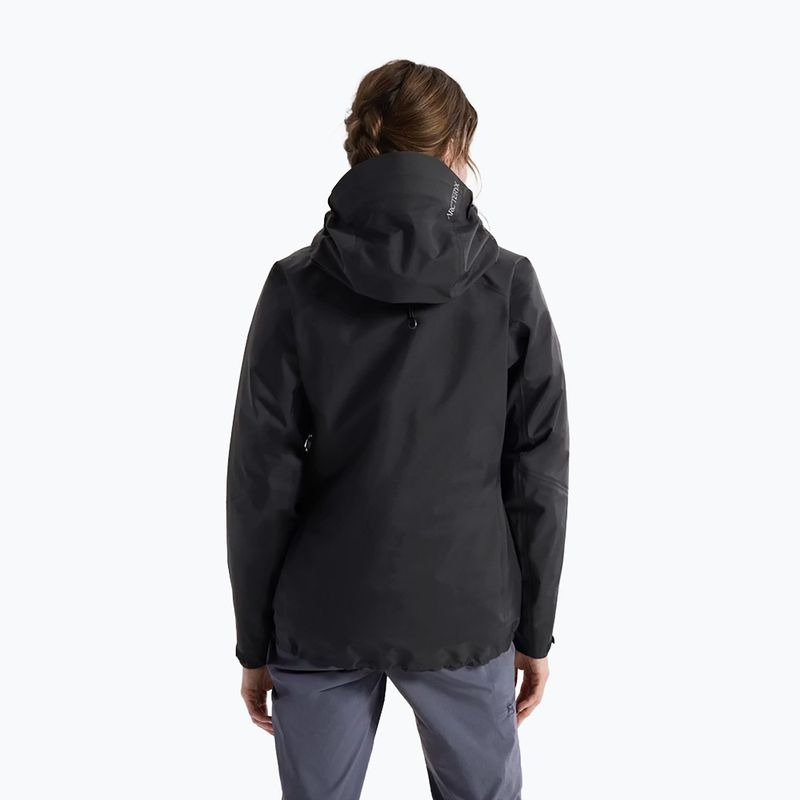 Women's Arcteryx Beta SL rain jacket black 3