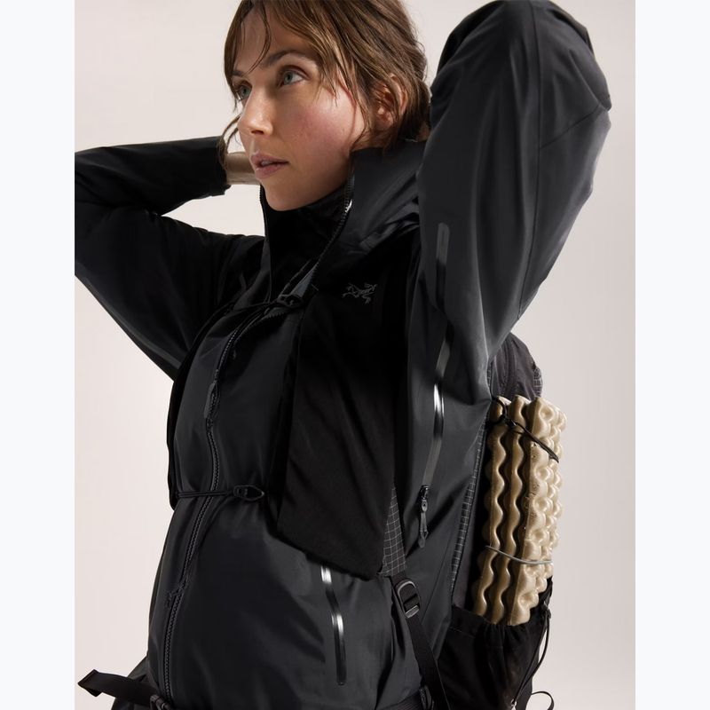 Women's Arcteryx Beta SL rain jacket black 6
