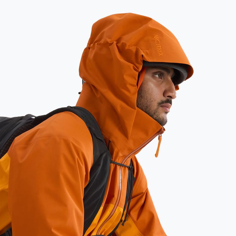 Men's rain jacket Arcteryx Beta AR copper sky/blaze 4