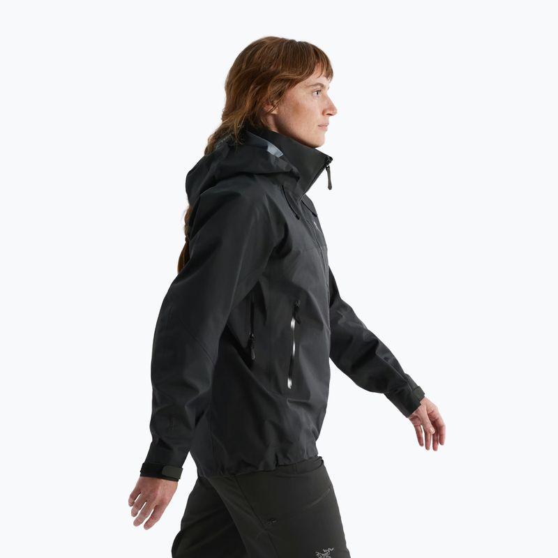 Women's rain jacket Arcteryx Beta AR black 3