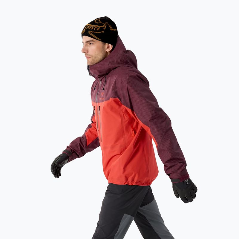Men's rain jacket Arcteryx Alpha mars/dynasty 3