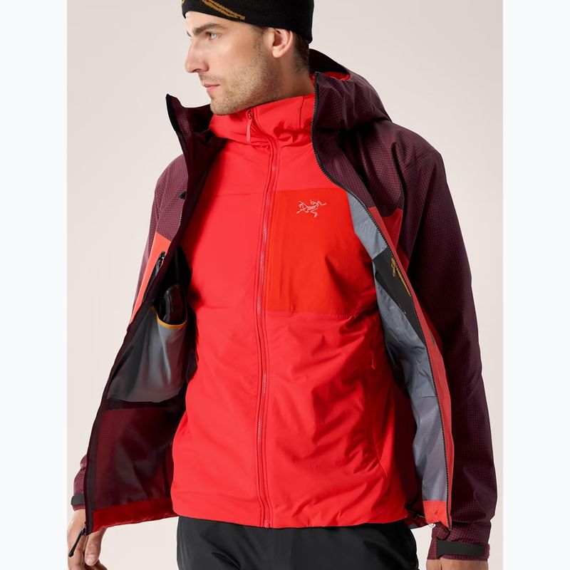Men's rain jacket Arcteryx Alpha mars/dynasty 4