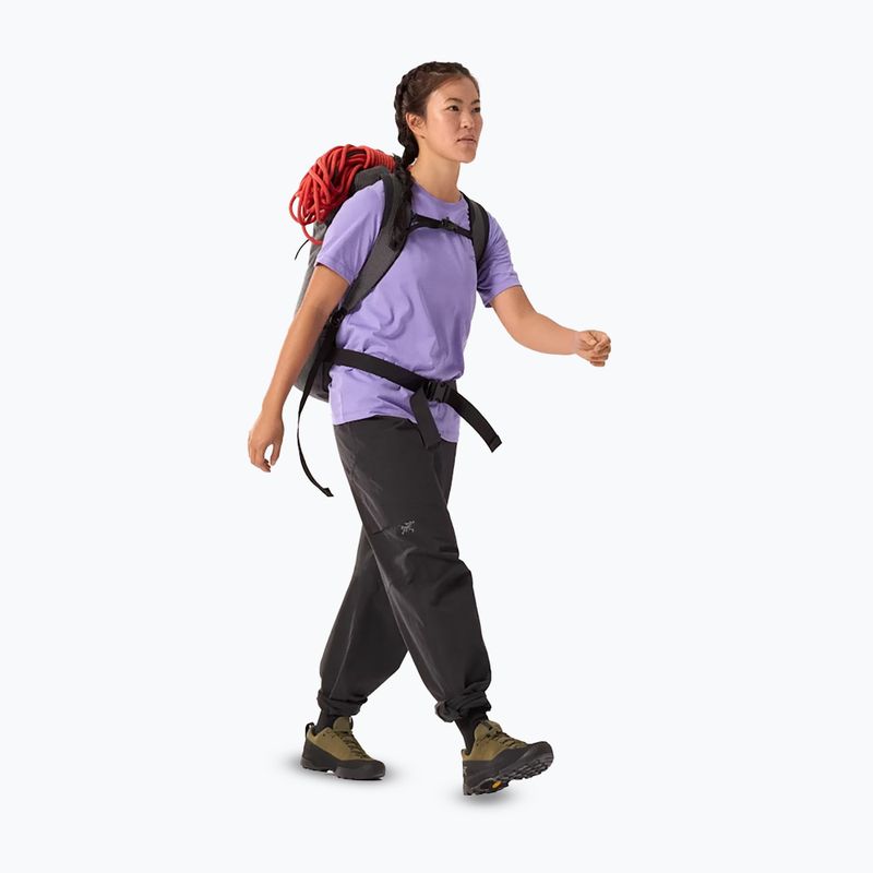 Women's T-shirt Arcteryx Kragg Sl Cotton Emblem Crew aster 2