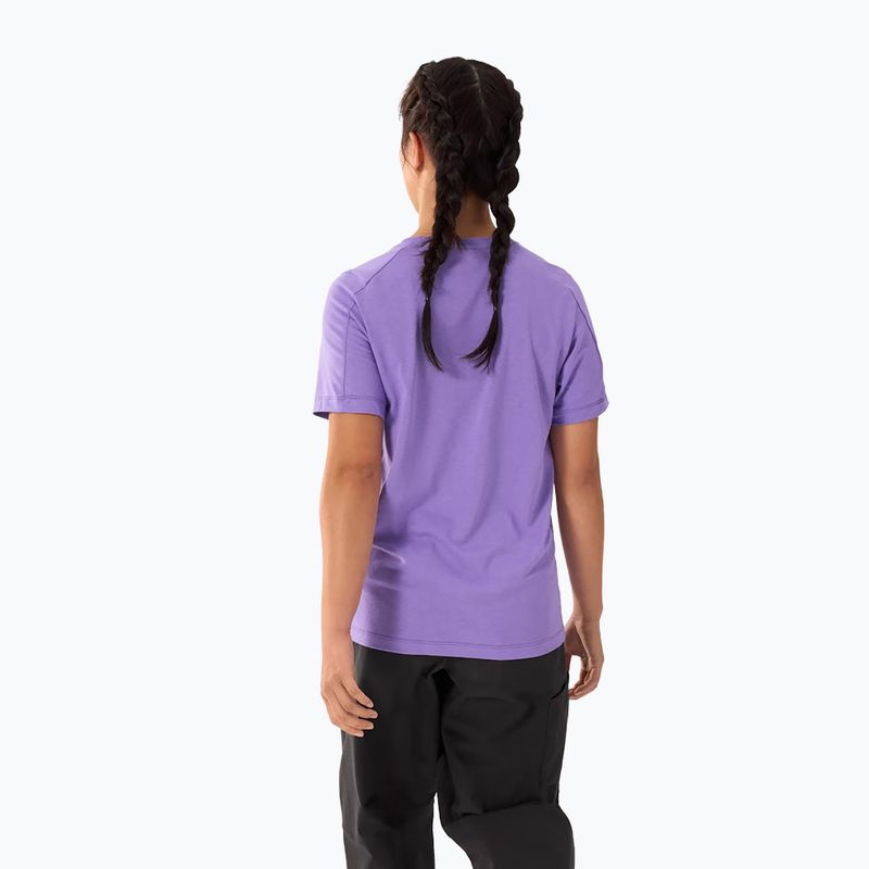 Women's T-shirt Arcteryx Kragg Sl Cotton Emblem Crew aster 3