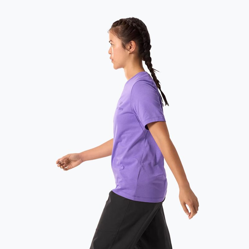 Women's T-shirt Arcteryx Kragg Sl Cotton Emblem Crew aster 4