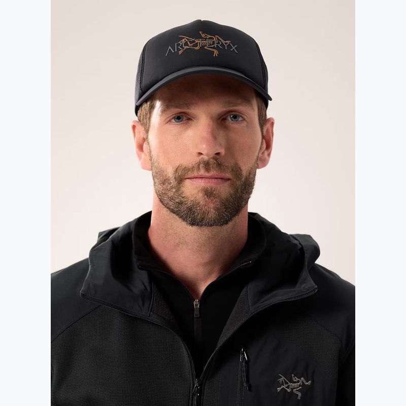 Arc'teryx Bird Word 24k black baseball cap 6