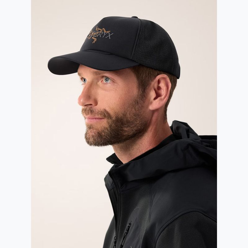 Arc'teryx Bird Word 24k black baseball cap 8