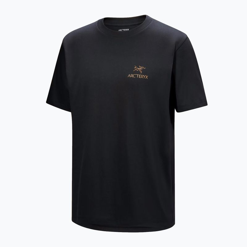 Men's T-shirt Arcteryx Kragg Sl Cotton Bird Word 24k black 5
