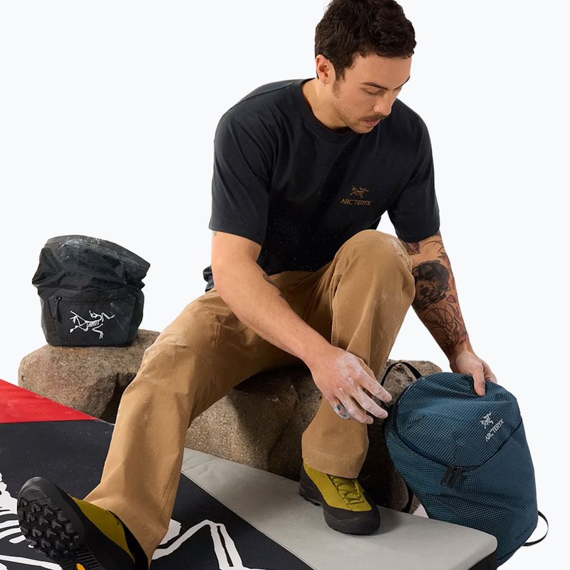 Men's T-shirt Arcteryx Kragg Sl Cotton Bird Word 24k black 6