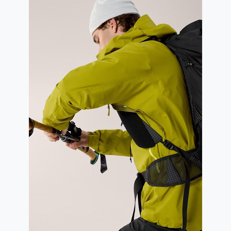 Men's rain jacket Arcteryx Beta SL olive moss/euphoria 11