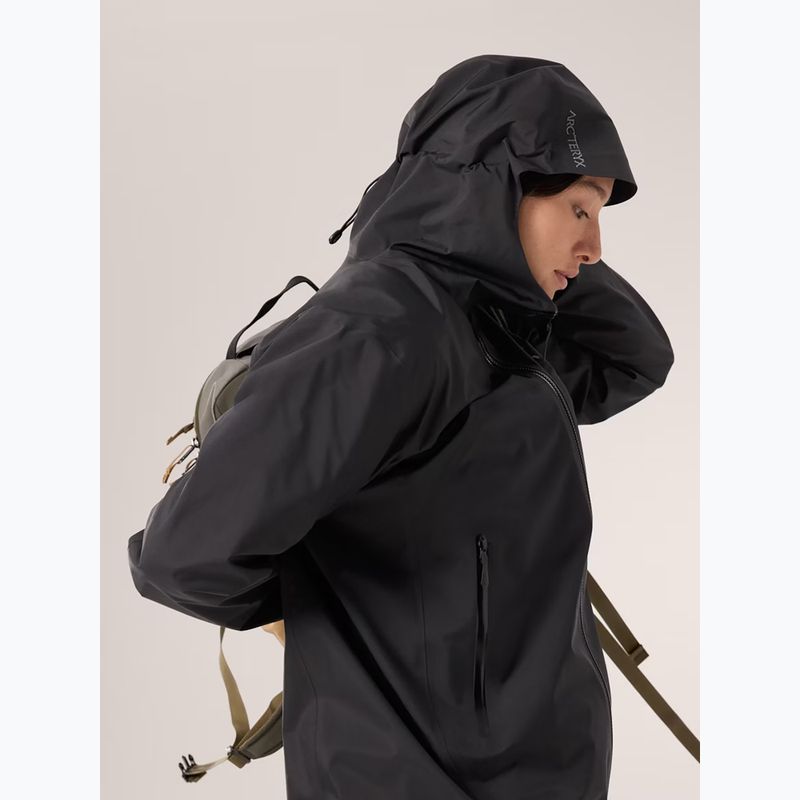 Women's rain jacket Arcteryx Beta black 5