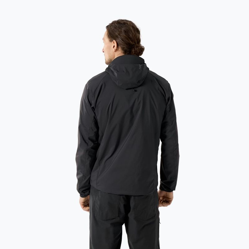Men's windbreaker jacket  Arcteryx Squamish Hoody black 2
