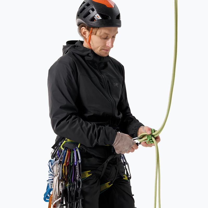 Men's windbreaker jacket  Arcteryx Squamish Hoody black 6