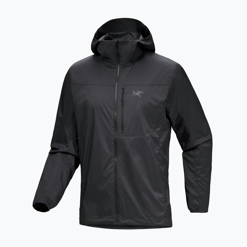 Men's windbreaker jacket  Arcteryx Squamish Hoody black 9