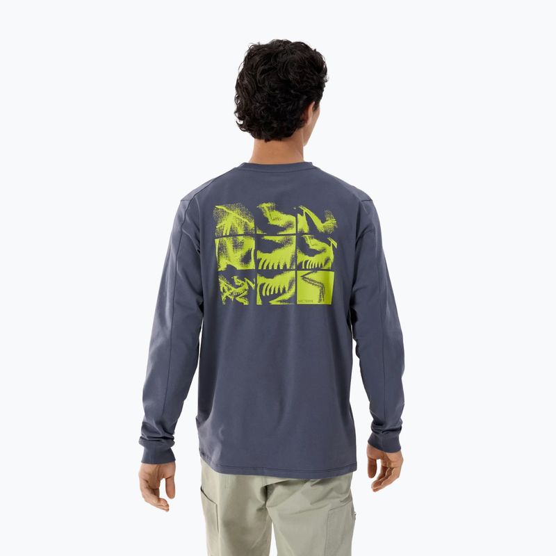 Men's longsleeve Arc'teryx Kragg SL Cotton Bird Tile dark stratus/euphoria 3