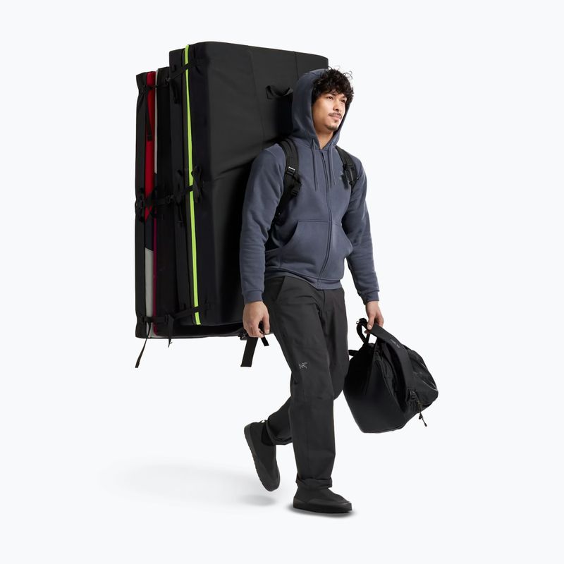 Men's trekking fleece jacket Arc'teryx Emblem Fleece Full-Zip Hoody dark stratus 2