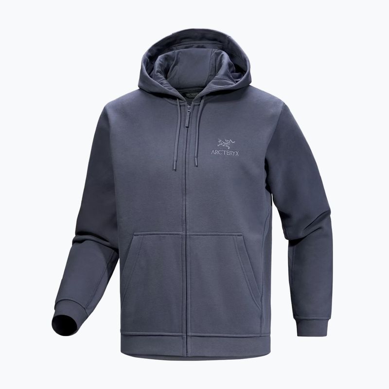 Men's trekking fleece jacket Arc'teryx Emblem Fleece Full-Zip Hoody dark stratus 6