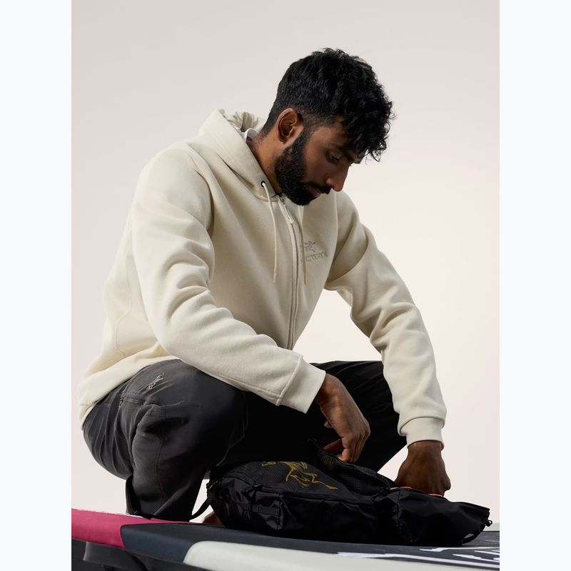 Men's trekking fleece jacket Arcteryx Emblem Fleece Full-Zip Hoody sea salt 6