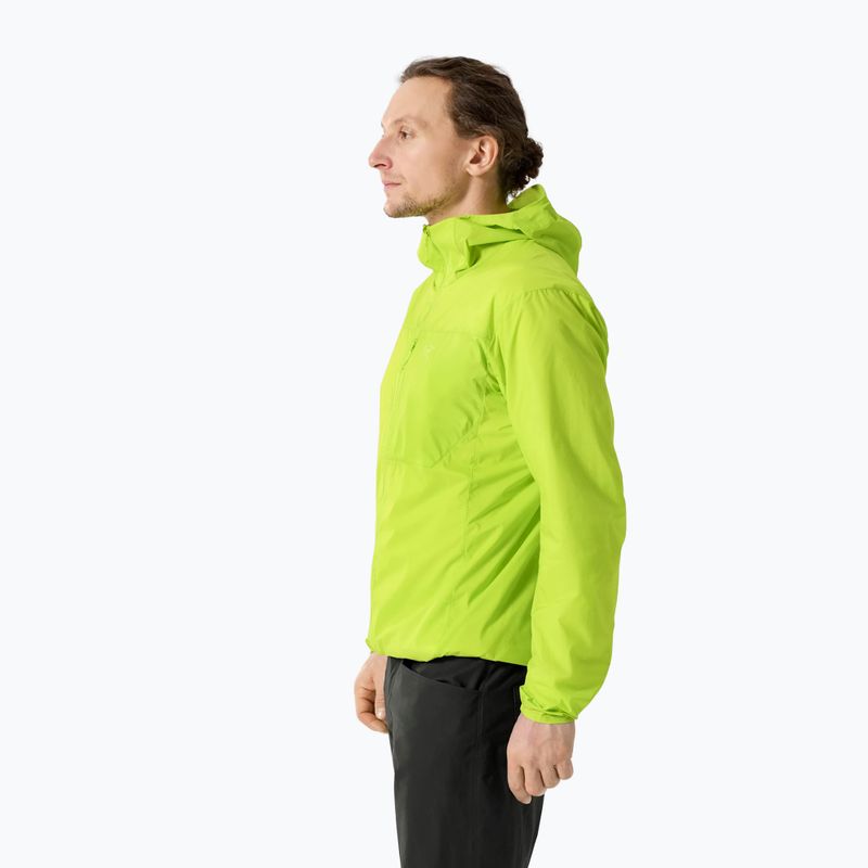 Men's windbreaker jacket  Arc'Teryx Squamish Hoody mantis 4