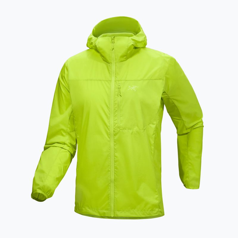 Men's windbreaker jacket  Arcteryx Squamish Hoody mantis 7