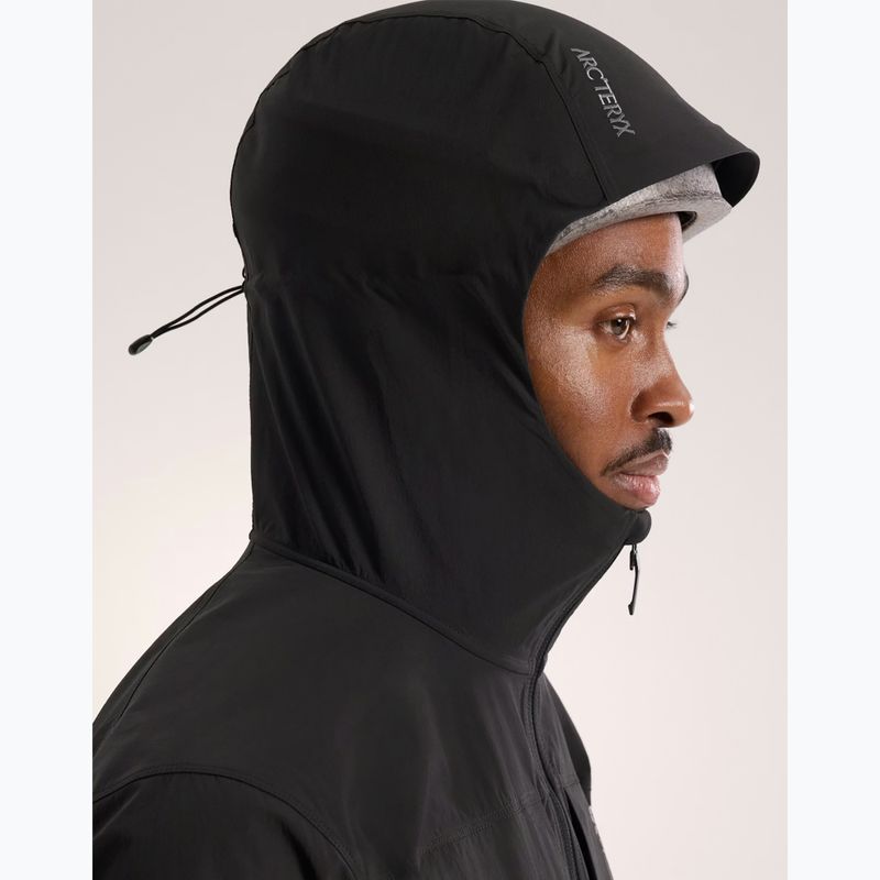 Men's softshell jacket Arcteryx Gamma Lightweight Hoody black 5