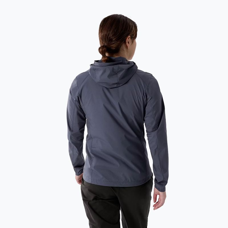Women's wind jacket Arcteryx Squamish Hoody dark stratus 2