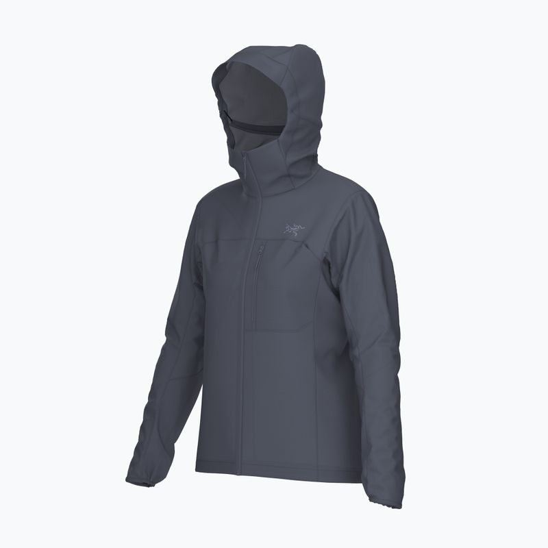 Women's wind jacket Arcteryx Squamish Hoody dark stratus 3