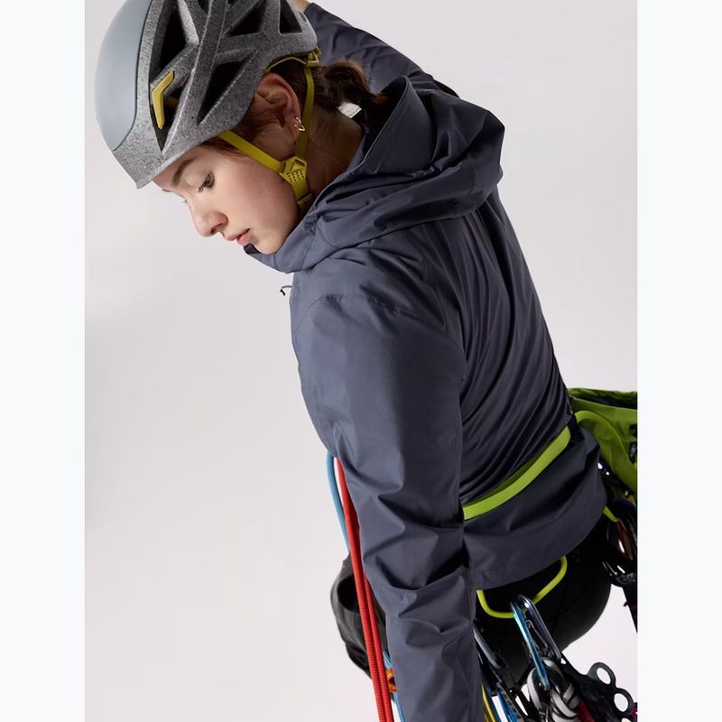 Women's wind jacket Arcteryx Squamish Hoody dark stratus 7