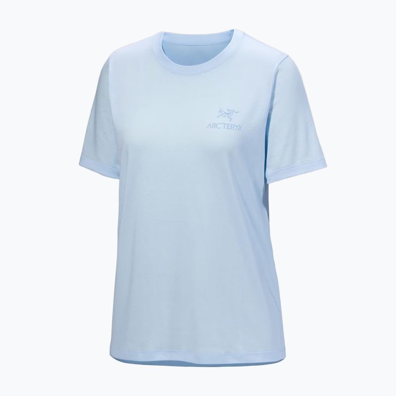 Women's T-shirt Arcteryx Kragg Sl Cotton Emblem Crew mallow alpine blue 6