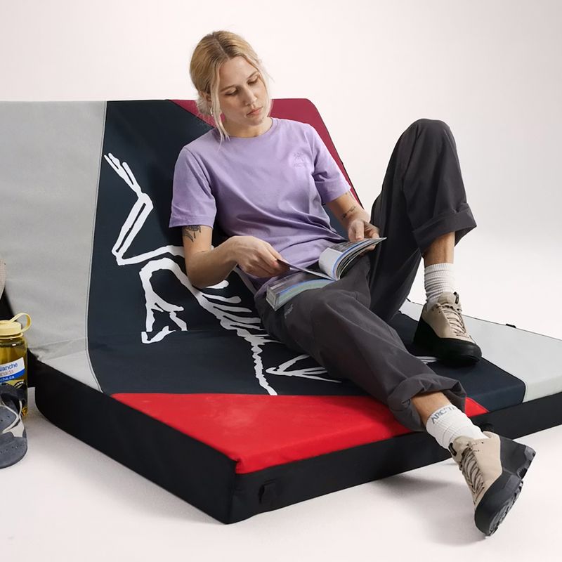 Women's T-shirt Arcteryx Kragg Sl Cotton Emblem Crew mallow 6