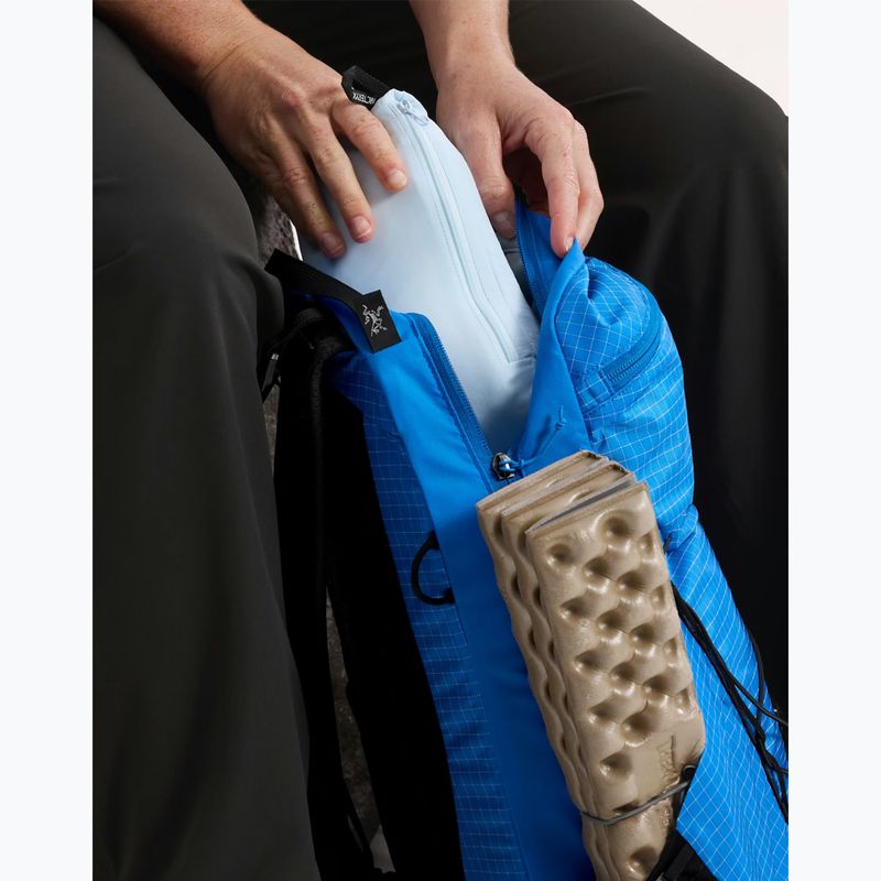 Women's rain jacket Arcteryx Atom SL Hoody alpine blue 7