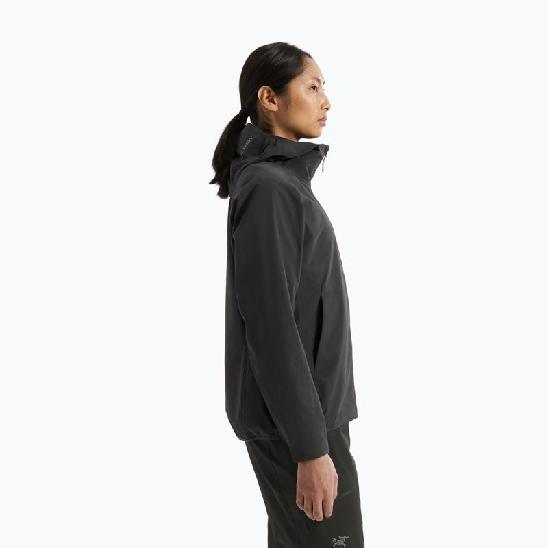 Women's softshell jacket Arcteryx Gamma Lightweight Hoody black 4