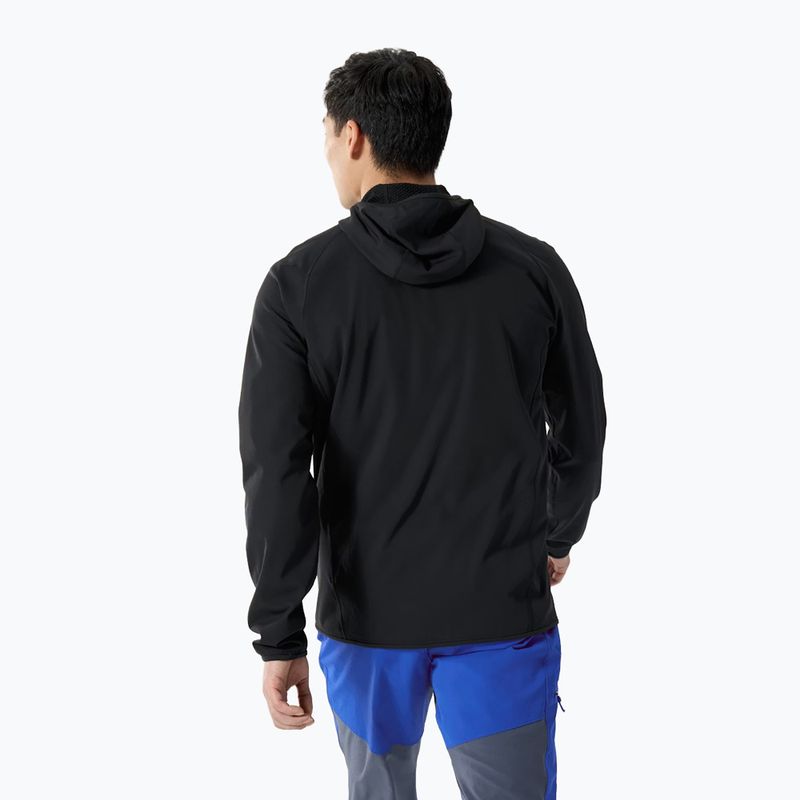 Men's fleece sweatshirt Arc'Teryx Delta Hoody black sapphire 3