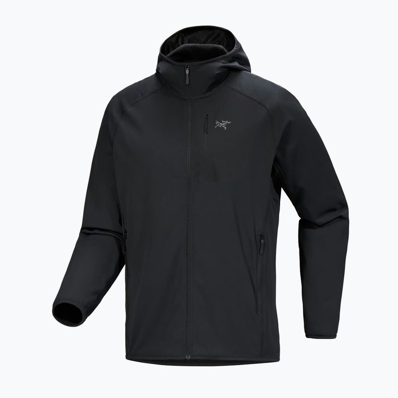Men's fleece sweatshirt Arcteryx Delta Hoody black sapphire 7