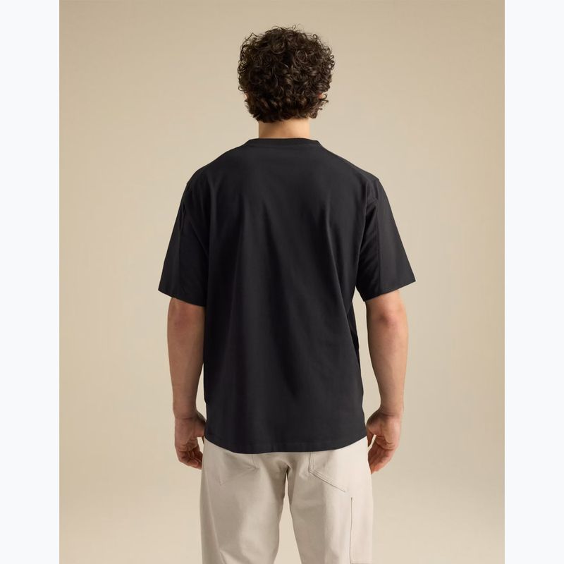 Men's T-shirt Arcteryx Kragg Cotton Emblem Crew SS black 3