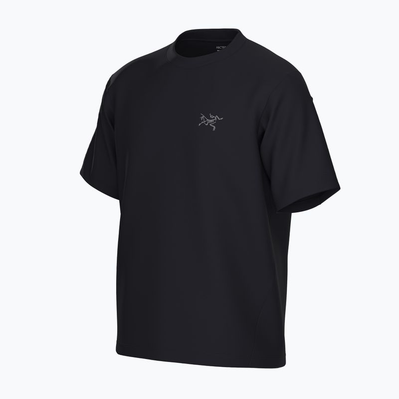 Men's T-shirt Arcteryx Kragg Cotton Emblem Crew SS black 9