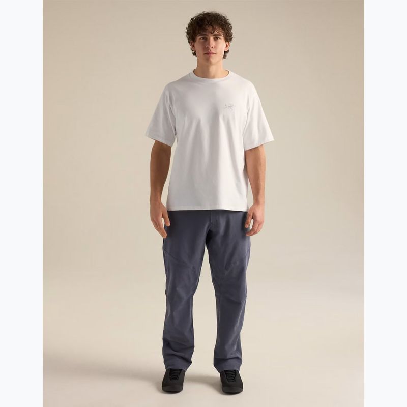 Men's T-shirt Arcteryx Kragg Cotton Emblem Crew SS white light 2