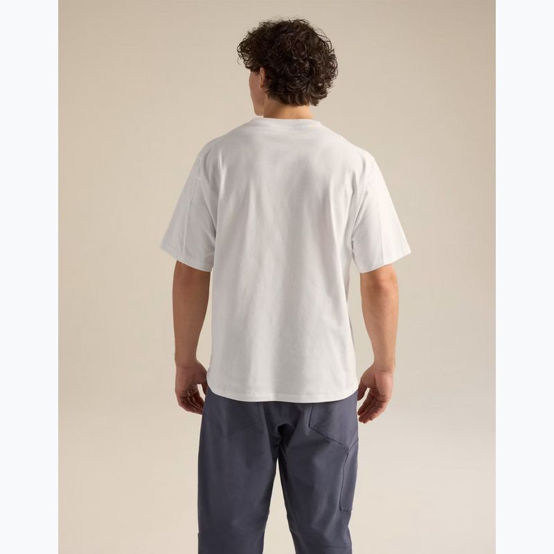 Men's T-shirt Arcteryx Kragg Cotton Emblem Crew SS white light 3
