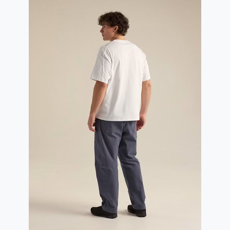 Men's T-shirt Arcteryx Kragg Cotton Emblem Crew SS white light 4