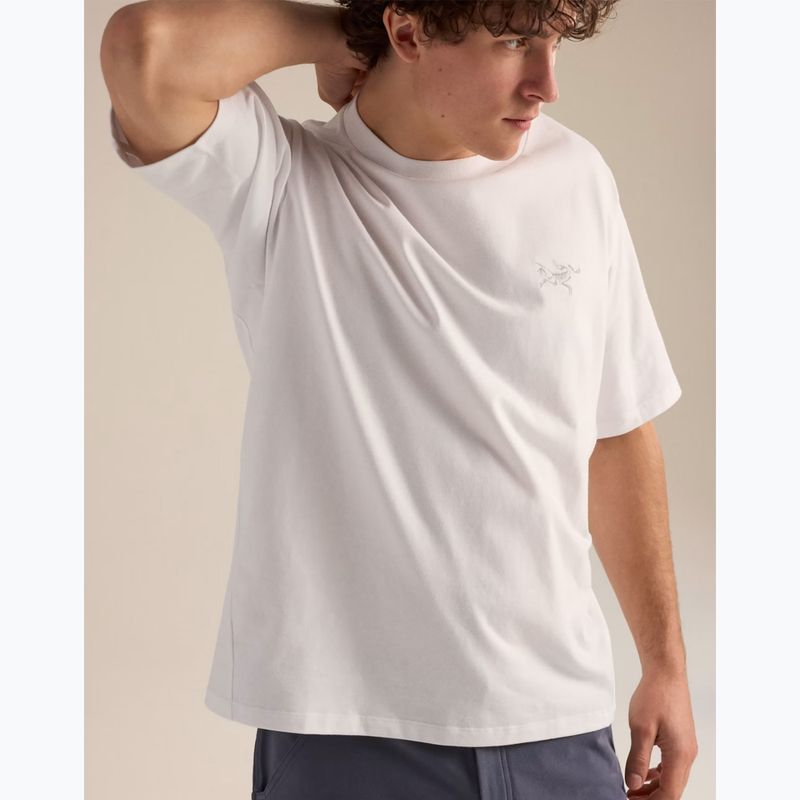 Men's T-shirt Arcteryx Kragg Cotton Emblem Crew SS white light 7