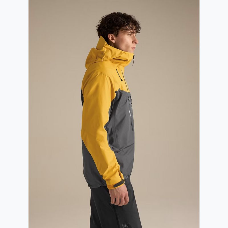 Men's softshell jacket Arcteryx Alpha larch/dk grey 5