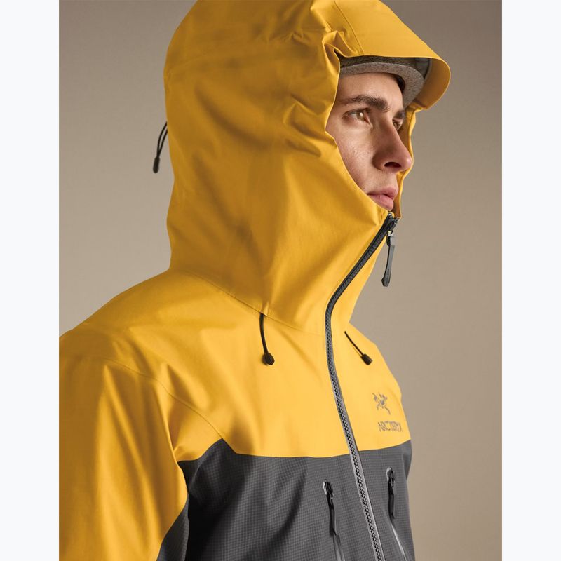 Men's softshell jacket Arcteryx Alpha larch/dk grey 6