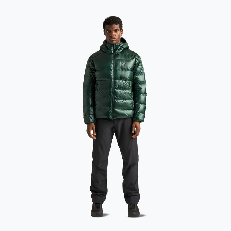 Men's insulated jacket Arcteryx Cerium SV Hoody dark jade 2