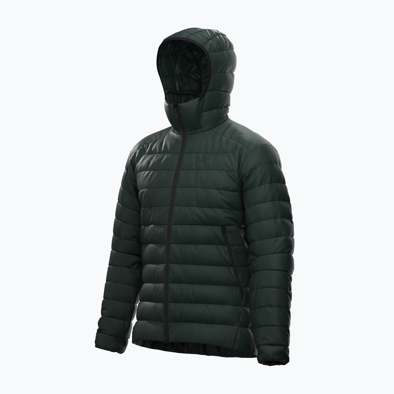 Men's insulated jacket Arcteryx Cerium Hoody dark jade 3