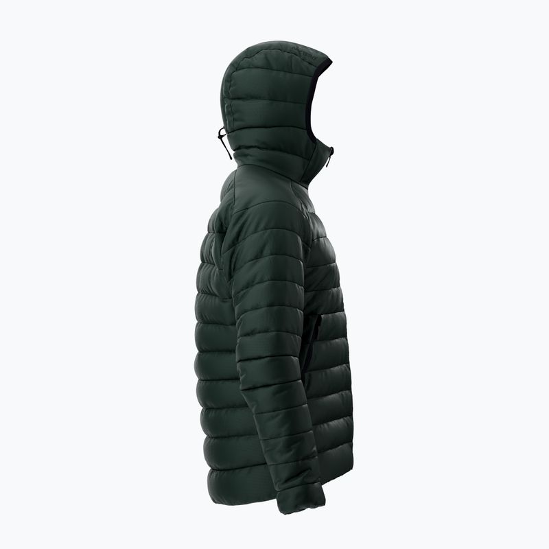 Men's insulated jacket Arcteryx Cerium Hoody dark jade 4