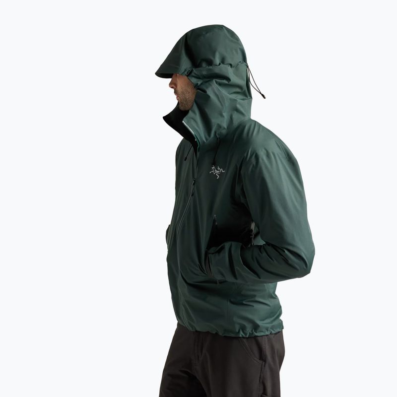Men's softshell jacket Arcteryx Beta SL dark jade 5