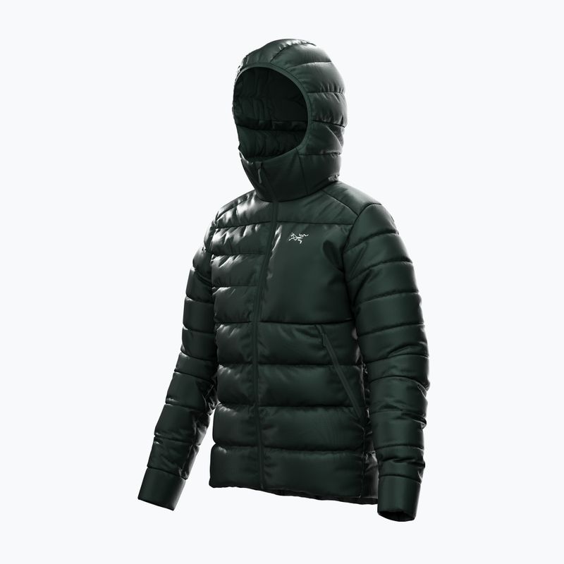 Women's insulated jacket Arcteryx Cerium SV Hoody dark jade 3