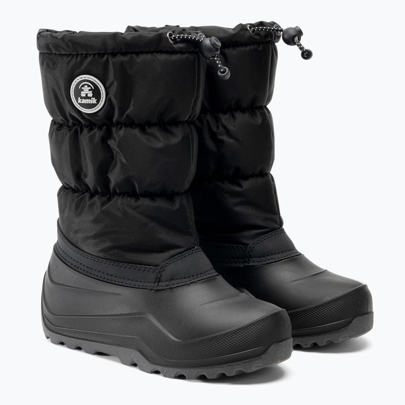 Boys' trekking boots Kamik Snowcozy black 4