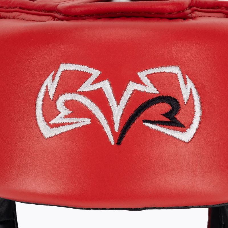 Rival Amateur Competition Headgear Boxing Helmet red/white 4