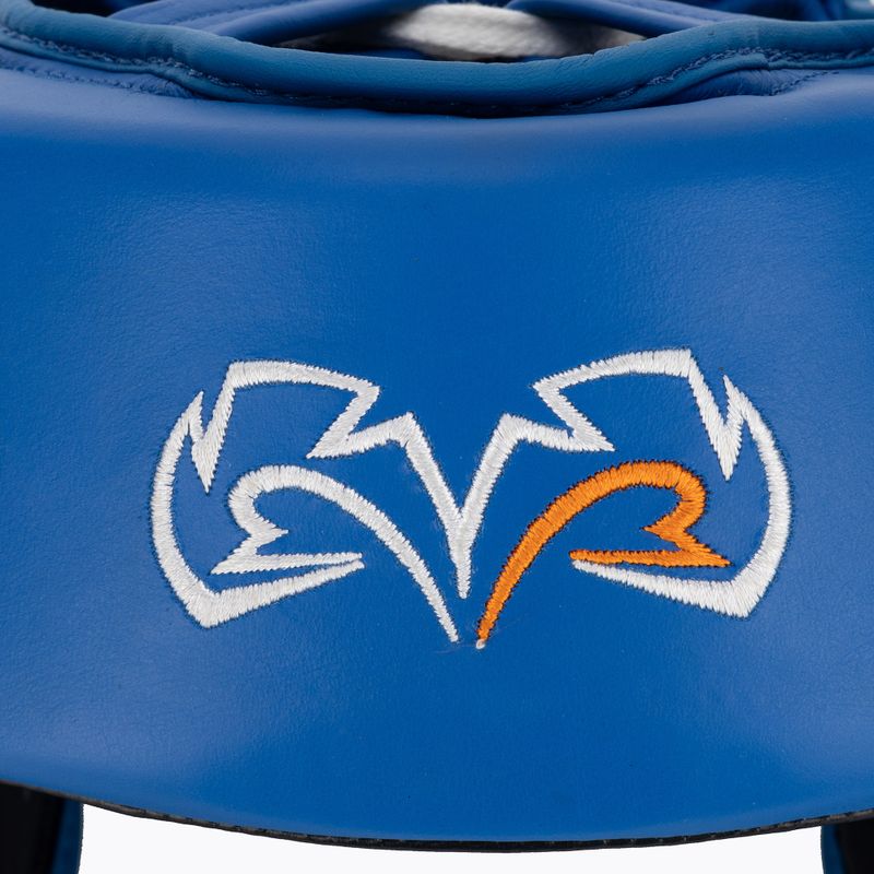 Rival Amateur Competition Headgear Boxing Helmet blue/white 4